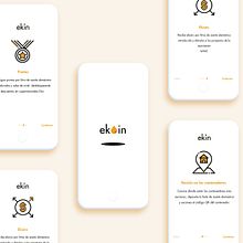Ekin App. Projekt z dziedziny Br, ing i ident, fikacja wizualna, Projektowanie aplikacji, Projektowanie logot, pów, Projektowanie aplikacji mobiln, ch i UX / UI użytkownika Aroa Garcia Ambroa - 05.06.2020