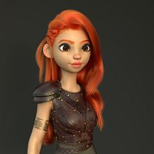 Princess warrior Ein Projekt aus dem Bereich 3D von Javier Benver - 05.06.2020