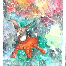 My project in Modern Watercolor Techniques course . Desen de brigservel - 06.30.2020