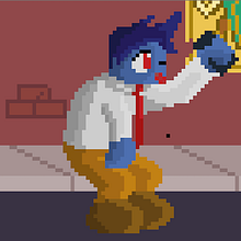 HamidC: Mi proyecto de animación en PixelArt. Un projet de Animation, Animation 2D, Créativité, Développement de jeux vidéo , et Pixel art de Hamid Cortés - 05.06.2020