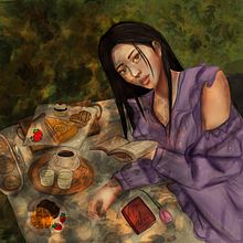 Mi Proyecto del curso: Retratos digitales de fantasía con Photoshop. Digital Drawing project by Nersy Chique - 06.05.2020