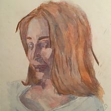 Mi Proyecto del curso: Retrato artístico en acuarela. Watercolor Painting project by Rogelio Aurelio Rojas - 06.05.2020