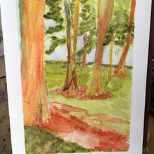 Jardín de Acatlán . L, scape Architecture, and Watercolor Painting project by Rogelio Aurelio Rojas - 01.29.2020