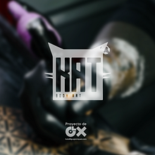 Kat Body Art. Br, ing e Identidade, Design, Design de cartaz, Retail Design, Design de logotipo, e Design gráfico projeto de Guaja i Xiquet - 06.08.2019