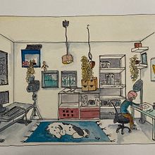 My project in The Art of Sketching: Transform Your Doodles into Art course. Creativit & Ink Illustration project by Alessandro Buzzi - 06.17.2020