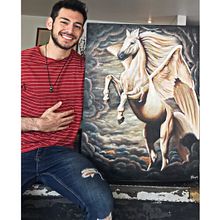 Mi pintura al óleo . Pintura a óleo projeto de Roberto Reyes aguilar - 01.01.2019
