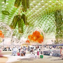 Algi. Ciudad para un millón de habitantes en Marte.(Collage animado con After Effects). Animação projeto de manuel monteserin - 06.06.2020