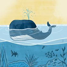 La magia del mar. Un progetto di Illustrazione tradizionale, Illustrazione digitale e Illustrazione infantile di Clara R - 06.06.2020