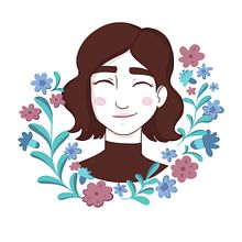 Mi Proyecto del curso: Retrato ilustrado con elementos botánicos. Een project van Digitale tekening y Digitale illustratie van Chloé F. S. - 07.06.2020