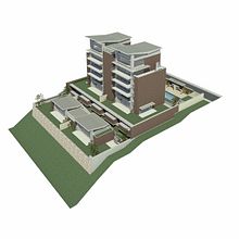 Modelado 3D en Autodesk Revit 2019. Un projet de Architecture, Architecture numérique , et Modélisation 3D de Manuel Carballo - 07.06.2020