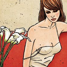 ELLA-woman Fashion. Un proyecto de Ilustración tradicional de david ouro - 07.06.2020
