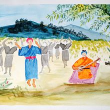 "KACHASHI"  - Mi Proyecto del curso: Ilustración en acuarela con influencia japonesa. Un progetto di Illustrazione tradizionale di lili_jaha - 07.10.2020