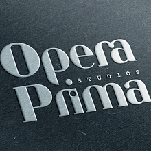 Opera Prima Studios / Diseño tipográfico. Un proyecto de Tipografía de Sara Hernández Al Cantar - 10.06.2017