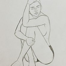 Anatomía femenina y masculina parada y movimiento. Een project van  Tekening van sandra_dolzb - 07.06.2020