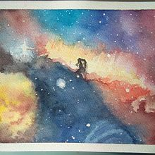 My project: horsehead nebula. Un progetto di Illustrazione tradizionale di Annalisa Dione - 08.06.2020