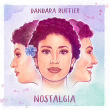 Capa EP - Dandara Ruffier - Nostalgia. Un proyecto de Diseño e Ilustración tradicional de filipecarvalho.sec - 08.06.2020