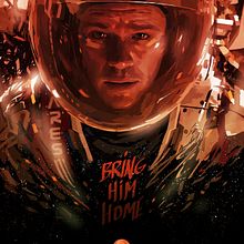 THE MARTIAN. Ilustração tradicional projeto de Javier González Pacheco - 14.10.2015