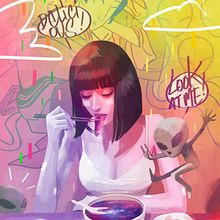 RAMEN FROM OUTER SPACE. Ilustração tradicional projeto de Javier González Pacheco - 08.06.2020