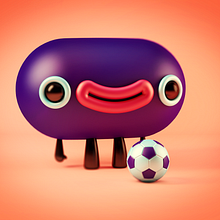 My project in Express Introduction to 3D: From Zero to Render with Cinema 4D course. 3D Character Design project by Gabriel Łyszcz - 06.08.2020