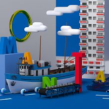 Mi Proyecto del curso: Dirección de Arte con Cinema 4D. Un progetto di 3D e Illustrazione tradizionale di Cristhian Peña - 08.06.2020