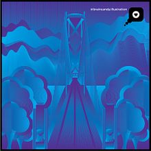 YVR . Digital Illustration, Graphic Design, and Traditional illustration project by Brooke Allen - 06.09.2020
