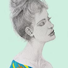 Mi Proyecto del curso: Retrato con lápiz, técnicas de color y Photoshop. Pencil Drawing project by Paty Gómez - 06.09.2020