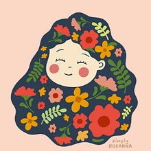 My project in Illustrated portraits with botanical elements course. Een project van  Botanische illustratie, Digitale illustratie y Traditionele illustratie van Christian & Rosanna - 03.08.2020