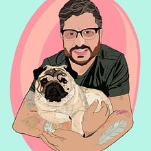 Retrato - Ilustración Digital. Un progetto di Illustrazione tradizionale e Illustrazione vettoriale di Sarito, a secas. - 09.06.2020