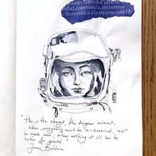 Mi Proyecto del curso: Cuadernos de dibujo: encuentra un lenguaje propio. Projekt z dziedziny  Kolaż, Trad, c, jna ilustracja,  R, sunek atramentem i Malowanie akwarelą użytkownika Florence Saje - 09.06.2020