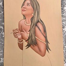Mi Proyecto del curso: Ilustración con pastel y lápices de colores. Portrait Drawing project by edupier - 06.01.2020