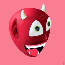 Evil devil. Un proyecto de Ilustración digital de Orlando Zamorano - 08.06.2020