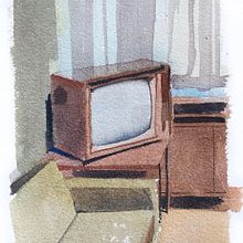 Everyday life watercolors. Sketching, and Watercolor Painting project by João Paulo de Carvalho - 06.09.2020