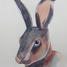 Mi Proyecto del curso: Técnicas experimentales de acuarela para principiantes  . Desen de Pilar Rodriguez Habela - 06.09.2020