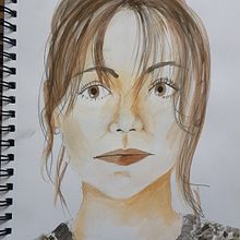 My project in  Watercolor Portrait Sketchbook course. Projekt z dziedziny Malowanie akwarelą użytkownika Georgina Brooke - 09.06.2020
