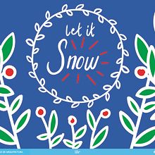 Rotulando la navidad. H, Lettering, Lettering, e Lettering digital projeto de Lizbeth Vázquez Cruz - 28.11.2019