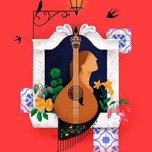 Mi Proyecto del curso: Ilustración flat con Photoshop. Traditional illustration, and Digital Illustration project by Dilene Oliveira - 06.10.2020