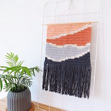 Tapiz Cerro. Decoration, Design, and Fiber Arts project by Flor Samoilenco - 11.01.2019