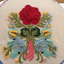 Mi Proyecto de Técnica de bordado con paso atrás. Embroider, and Creativit project by Raquel Biciego Sanchez - 06.10.2020