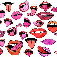 Naughty:. Pattern. Un progetto di Disegno, Stampa e Illustrazione tradizionale di Sarito, a secas. - 12.06.2020