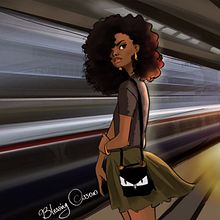 Train Station Beauty.. Character Design, Concept Art, and Portrait Drawing project by Blessing Ossom - 06.10.2020