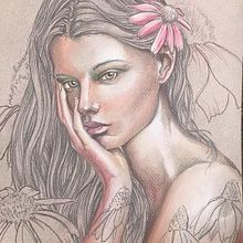 My project in Illustration with Pastel and Colored Pencils course. Traditional illustration, Fine Arts, Pencil Drawing, Drawing, Portrait Drawing, Realistic Drawing, and Artistic Drawing project by Jodi Waggoner - 06.10.2020