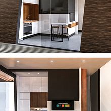 Mini Piso / Tenerife. 3D, Interior Architecture, 3D Design, Interior Design, Industrial Design, and 3D Modeling project by Alejandro Fernández Da cunha - 06.11.2019