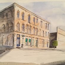My project in Architectural Sketching with Watercolor and Ink course. Architectural Illustration project by Barbara - 06.11.2020