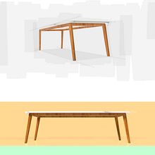 Mobiliario / Mesa 2 para Graico / A Coruña / España. 3D, Architecture, Interior Architecture, 3D Design, Interior Design, Furniture Design, Making, Industrial Design, and 3D Modeling project by Alejandro Fernández Da cunha - 02.03.2018