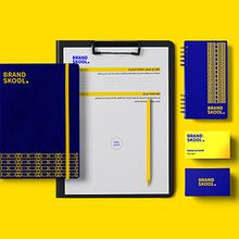 BrandSkool From Concept to Presentation. Art Direction, Br, ing, Identit, Education, Graphic Design, and Logo Design project by Mohamed Salah - 06.11.2020