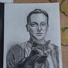 My project in Realistic Portrait with Graphite Pencil course. Realistic Drawing project by Karla - 06.11.2020