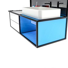 Mobiliario de Baño. 3D, 3D Design, Interior Design, Furniture Design, Making, Industrial Design, and 3D Modeling project by Alejandro Fernández Da cunha - 07.05.2018
