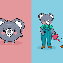 Meu projeto do curso: Desenho de personagens estilo kawaii. Traditional illustration, and Digital Illustration project by anacamila91 - 06.11.2020