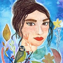 Mi Proyecto del curso: Retrato ilustrado en acuarela. Watercolor Painting project by Cindy Arias - 06.11.2020