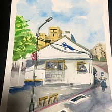 My project in Architectural Sketching with Watercolor and Ink course. Projekt z dziedziny  R i sunek architektoniczn użytkownika Oscar Lee - 11.06.2020